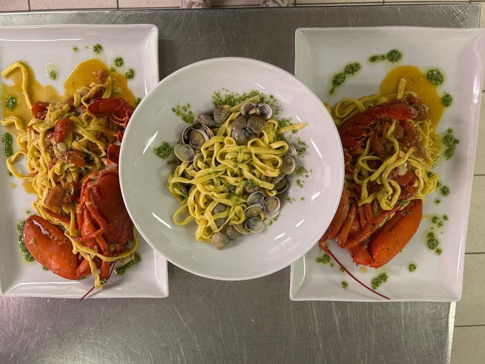 Cucina di pesce — ristorante Romagna